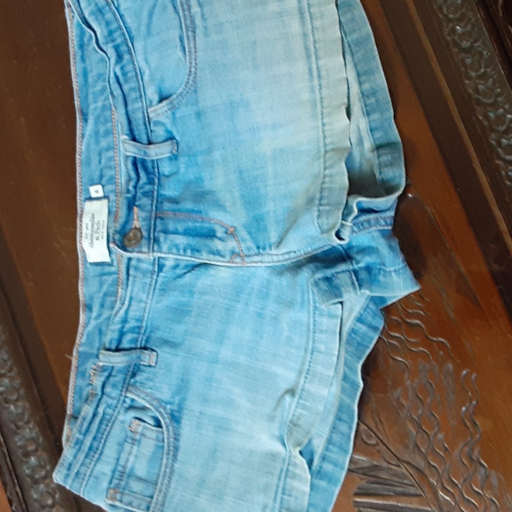 Blue jean shorts